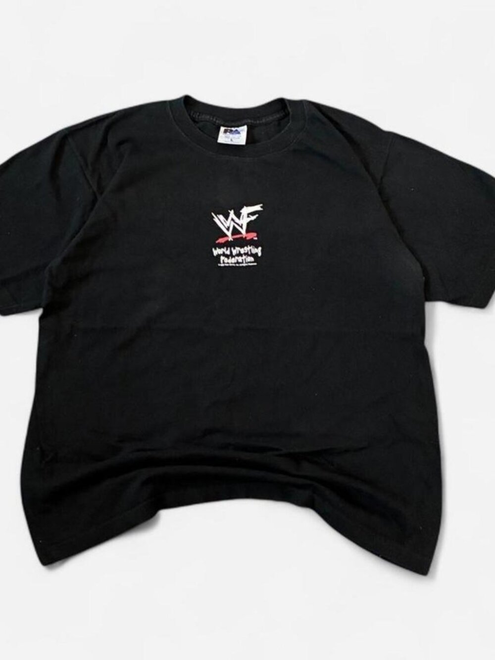 Vintage 90s WWF black wrestling tee